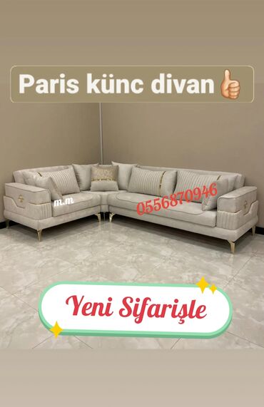 Divanlar: Künc divan, Yeni, Açılan, Bazalı, Parça, Şəhərdaxili pulsuz çatdırılma — 13