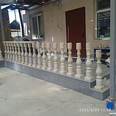 Обшивка лестниц: Балясина перила установка кылабыз — 8