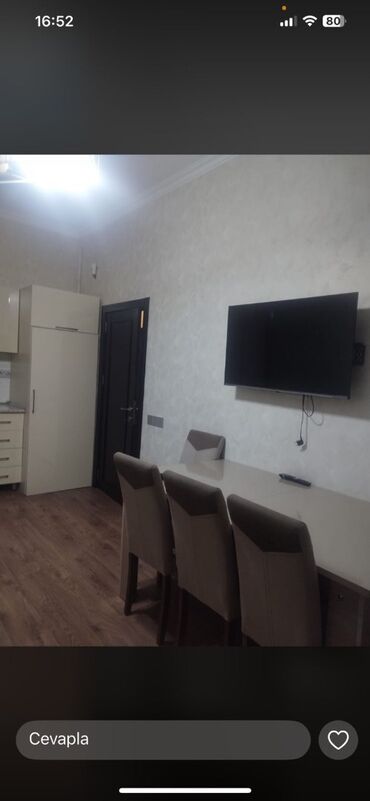 Uzunmüddətli kirayə mənzillər: Kristal Abşeron yaşayış kompleksində, 10-cu mikrorayonda 2 otaqlı, tam -da lalafo.az — 8 Uzunmüddətli kirayə mənzillər: Kristal Abşeron yaşayış kompleksində, 10-cu mikrorayonda 2 otaqlı, tam — 8