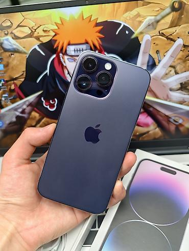 IPhone 14 Pro Max, Б/у, 512 ГБ, Deep Purple, Коробка, 77 %