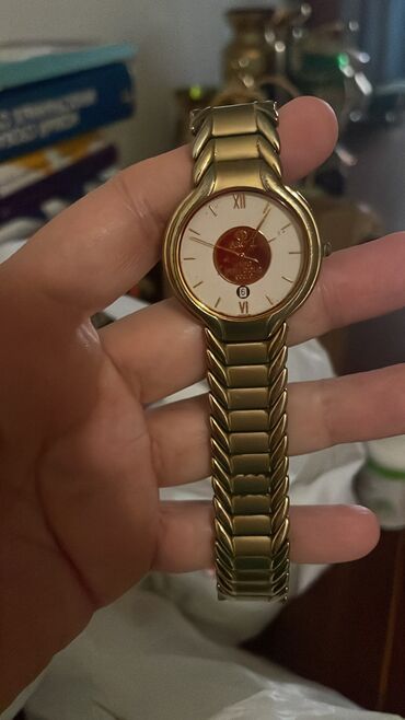 часы fitron оригинал цена: Б/у, Наручные часы, цвет - Золотой