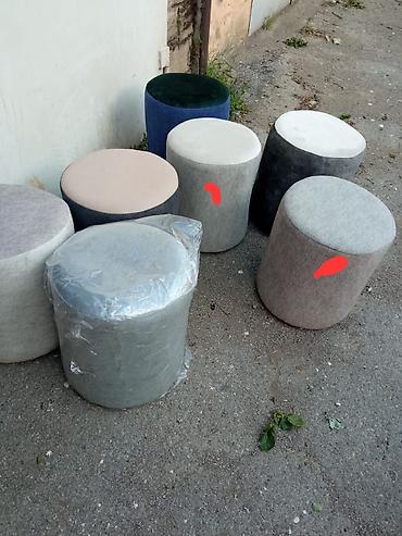 pufik: Yeni, Pufik oturacaq, Parça, rəng - Ağ, Kredit yoxdur, Çatdırılma yoxdur — 5
