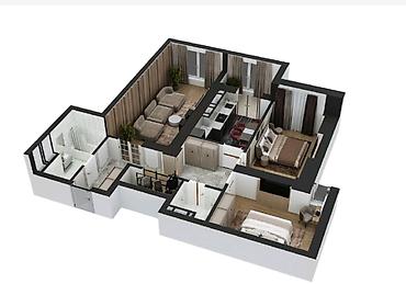 Новостройки от застройщика: Строится, Элитка, 3 комнаты, 98 м² — 6