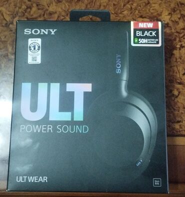 audio: Yeni Simsiz (Bluetooth) Qulaqcıqlar, Sony, rəng - Qara