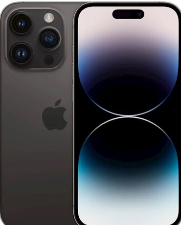 Apple iPhone: IPhone 14 Pro Max, 256 GB, Qara, Barmaq izi, Simsiz şarj, Face ID