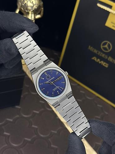 mersedes saat: Yeni, Qol saatı, Mercedes-Benz, rəng - Göy — 1