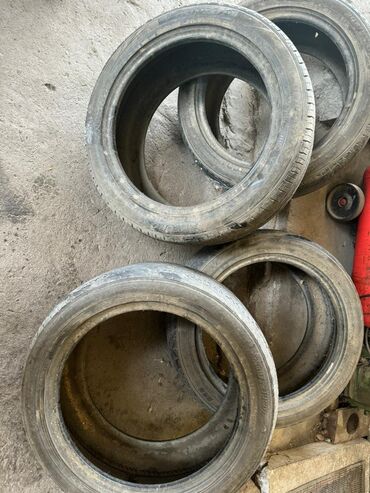 колесо r16: Шины 245 / 45 / R 17, Лето, Б/у, Комплект, Легковые, Япония, Dunlop
