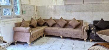 диван бу: Угловой диван, Новый, Нераскладной, Без подьемного механизма, Ткань, Бесплатная доставка в черте города