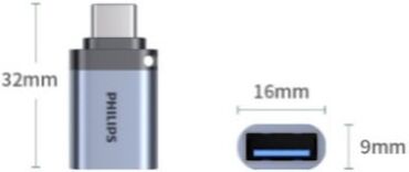 Digər kompüter aksesuarları: PHILIPS kompüter aksesuarları seti 1) USB‑C → HDMI (2-in-1) kabel - — 22