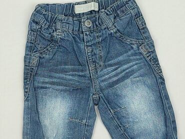 jeans chinos: Джинсові штани, 0-3 міс., стан - Хороший