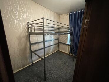 двухъярусная кровать с диваном цена: Двухъярусная металлическая кровать. Размеры матраца 200х90. Размеры