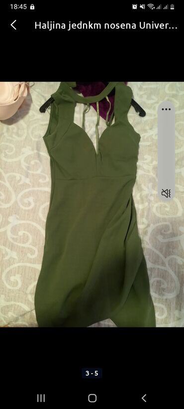 haljine sa čipkom slike: M (EU 38), bоја - Maslinasto zelena, Koktel, klub, Top (bez rukava)