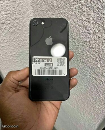 купить айфон 8: IPhone 8, 64 ГБ, Black Titanium, Отпечаток пальца