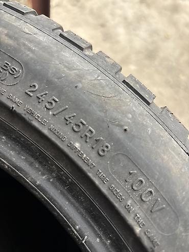 Шины: Шины 245 / 45 / R 18, Всесезонная, Б/у, Комплект, Легковые, Франция, Michelin at lalafo.kg — 7 Шины: Шины 245 / 45 / R 18, Всесезонная, Б/у, Комплект, Легковые, Франция, Michelin — 7
