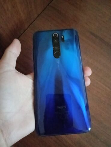 xiaomi mi 9 128gb qiymeti: Xiaomi Redmi Note 8 Pro, 128 GB, rəng - Göy, 
 İki sim kartlı, Barmaq izi, Face ID