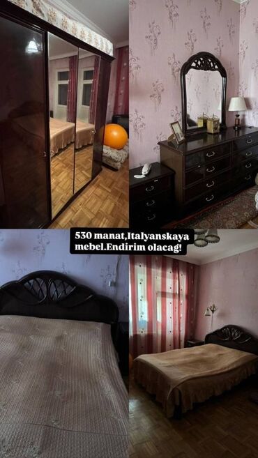 ucuz qab qacaqlar: 2 təknəfərlik çarpayı, Dolab, Termo, 2 tumba, Rumıniya, İşlənmiş