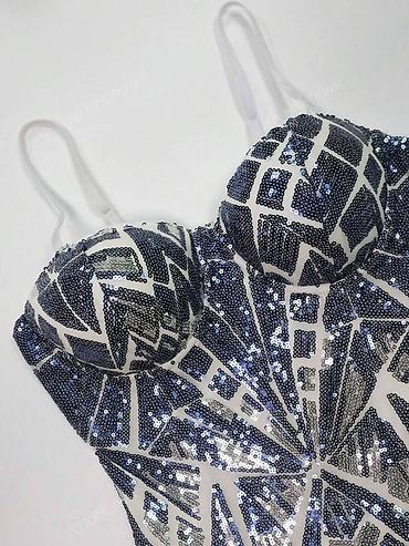 cut a dash: Вечернее платье, Русалка, Длинная модель, Без рукавов, С пайетками, S, M — 5