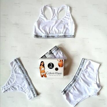 set za manikir: Calvin klein zenski set 3u1 beli L i XL ***slike smo licno slikali