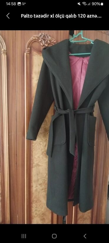 helix original капсула цена в бишкеке: Palto, Bershka, XL (EU 42), rəng - Qara