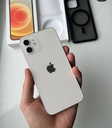 telefon ikinci el: IPhone 12, 128 GB, Midnight, Zəmanət, Simsiz şarj, Face ID
