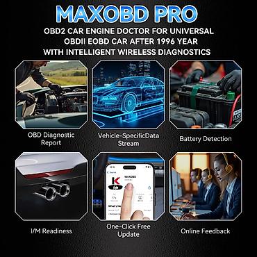 mega maxi: KONNWEi MAXOBD Pro Bluetooth OBD2 Android iOS Kompletna dijagnostika — 5