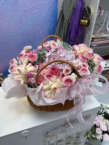 фрукты в корзине: Цветочные корзины премиум-класса🌸 Авторские композиции в плетёных — 3