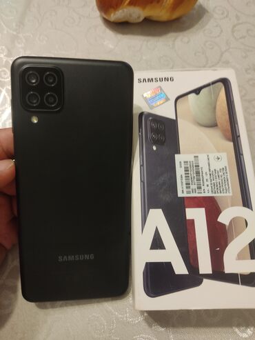 samsung note 22 ultra qiymeti: Samsung Galaxy A12, 32 GB, rəng - Qara, Sensor