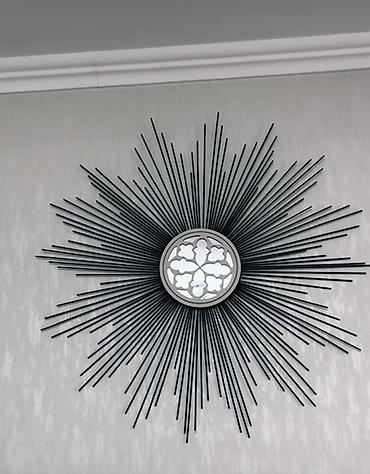 Часы для дома: Настенные часы и зеркала “Солнечный луч” Декоративные настенные — 5