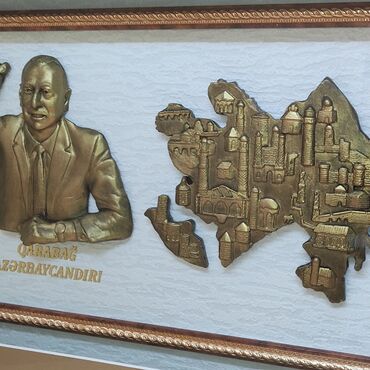 Şəkillər, tablolar: Ali Baş komandan İlham Əliyev cənabları. Susal qızıl falqa və — 9