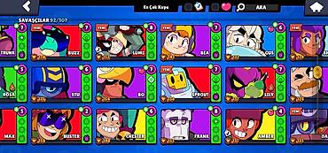 nissan maşın: Brawl Stars hesabı – güclü və balanslı lineup - Ümumi: 13-prestiqli — 5