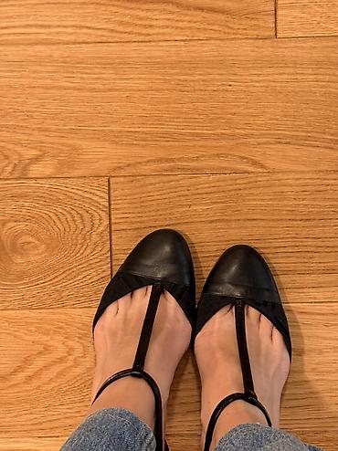 Sandale: Escada Sport Original Koza I saten Odlicne I preudobne Ocuvane — 1