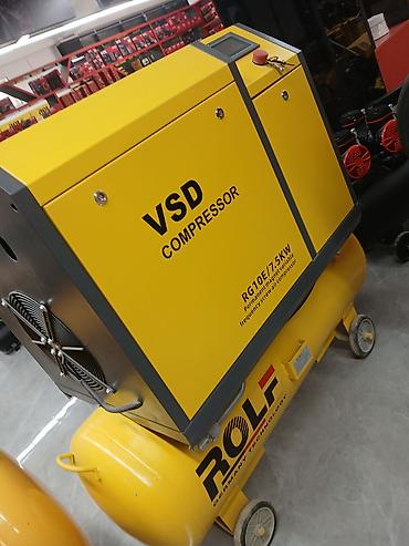 Компрессоры: Винтовой компрессор ROLF VSD RG10E 7.5 kW - Тип: винтовой воздушный — 1