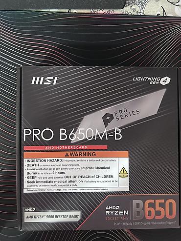stol ustu komputer qiymeti: Ana Platası MSI B650M-B, Yeni — 1