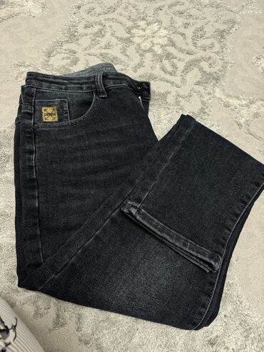 мужские джинсы на флисе: Джинсы M (EU 38), цвет - Синий