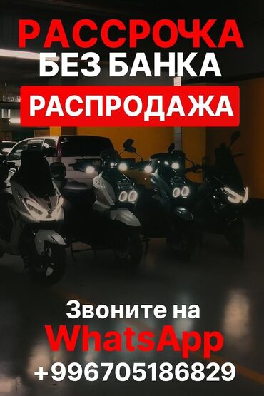 мапед макси: Скутер түрү Tank, 175 куб. см, Бензин, Жаңы, Бөлүп төлөө менен