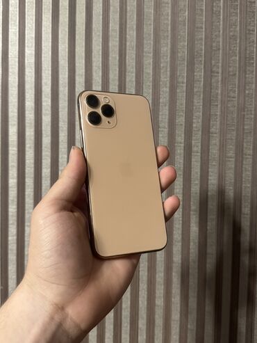 телефон fly 405: IPhone 11 Pro, 64 GB, Qızılı, Simsiz şarj, Face ID