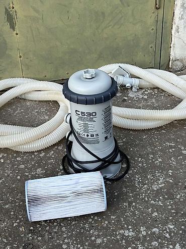 Bazeni i oprema: Kartušni filter-pumpa za bazen C530 sa crevima i filterom (filter — 4