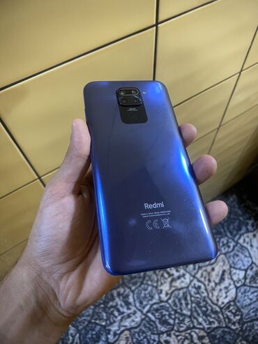 planset qiymeti ucuz: Redmi Note 9, 128 ГБ, цвет - Голубой, Отпечаток пальца