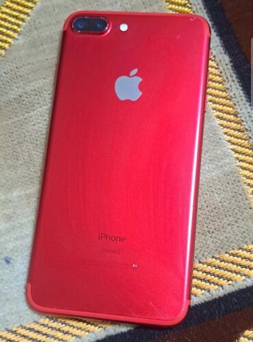 Apple iPhone: IPhone 7 Plus, 128 GB, Qırmızı, Barmaq izi