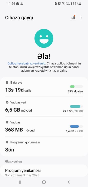 Samsung: Samsung Galaxy A10s, 32 GB, rəng - Qara, Sensor, Barmaq izi, İki sim kartlı
