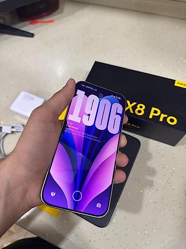 htc u play: Poco X8 Pro, 512 GB, rəng - Ağ, Barmaq izi — 2