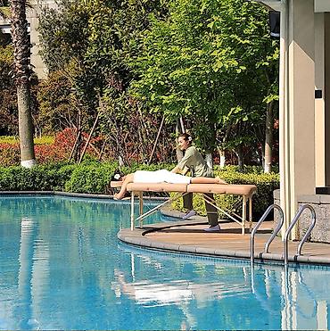 Массажные кресла: Массажное кресло, цвет - Бежевый — 13