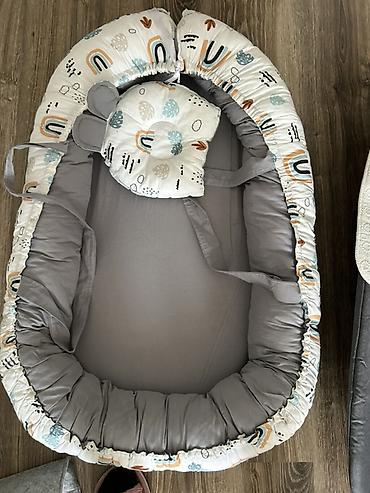 postel: Uşaq üçün rahat bəbək yuvası (baby nest) - Ölçü: təxmini 85–90 sm — 1
