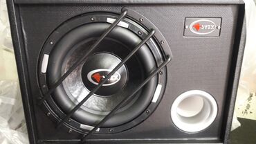 Автоэлектроника: Сабвуфер бюджетный бочька pioneer квадратный со встроенным усилителем