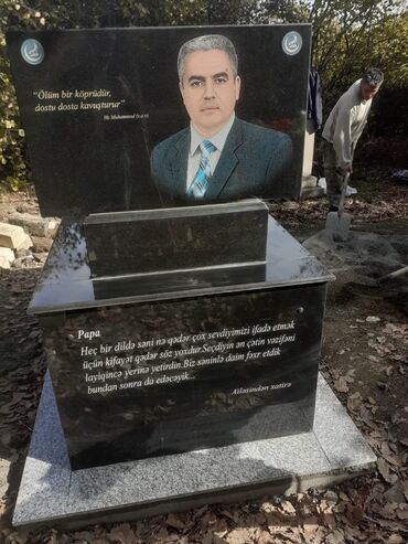 Başqa xidmətlər: Hər növ Qəbir başları, Mezar daslari ucuz ve kefiyyetli hazırlanması — 13