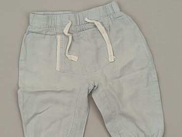 blekitne spodnie: Sweatpants, Lupilu, 3-6 months, condition - Very good