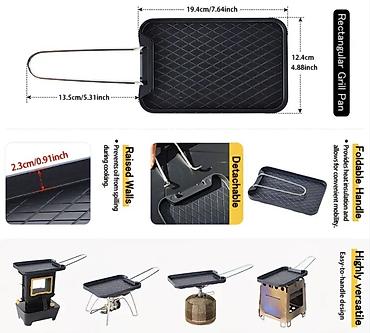 Kabab üçün digər mallar: Kemp üçün ləvazimatlar dəsti: - Narıncı-ağ damaqlı örtük/plyonka – 5 — 4