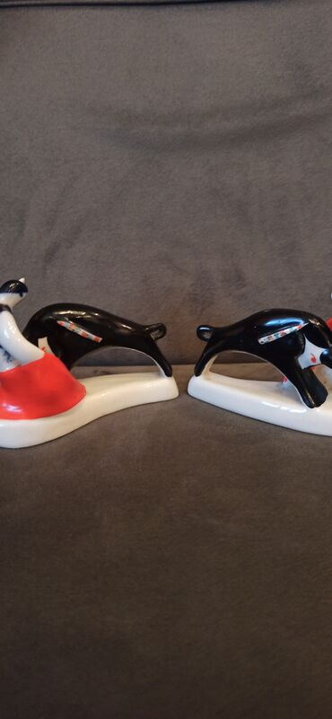 Fiqurlar: Fiqur, Keramika, rəng - Ağ — 14