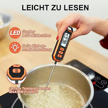 Ostala kuhinjska oprema: Digitalni kuhinjski termometar sa sondom 5,6 inča (304 nerđajući — 1