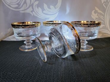 Čaše: Case rucni,rad,kristal murano medici za vino iz 60ih. Case kristal za — 7